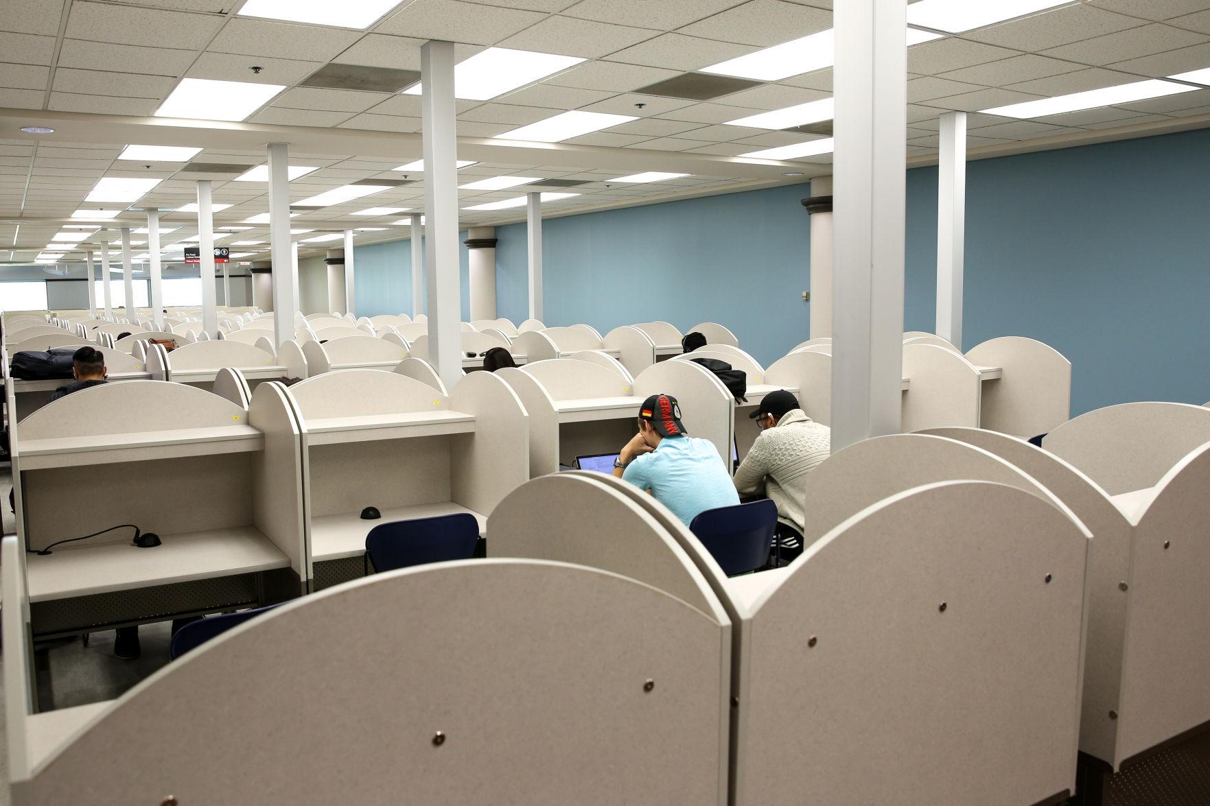 Taylor Library Renovations, New Cubicles (Image 3)